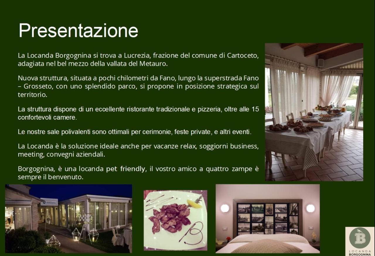 Locanda Borgognina Lucrezia Eksteriør billede